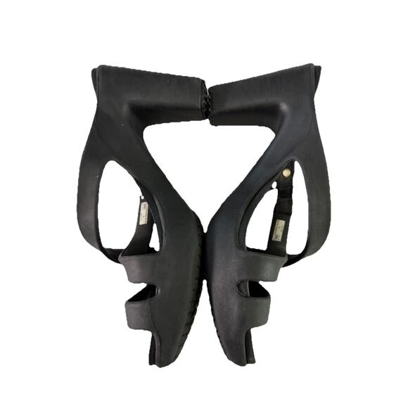 Crocs Cypress IV Strappy Sandal Heels Black Women’s Size 8 - Picture 4 of 7